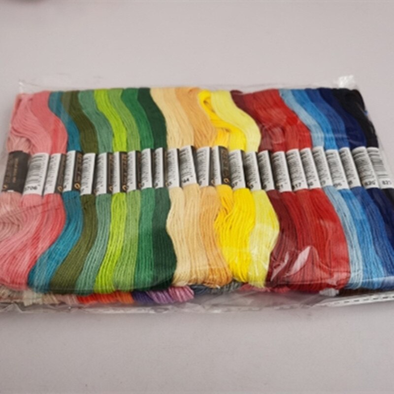 24\36\50 Colors Cross stitch thread Embroidery Thread Floss Sewing Skeins Craft DIY Bracelet braided embroidery thread