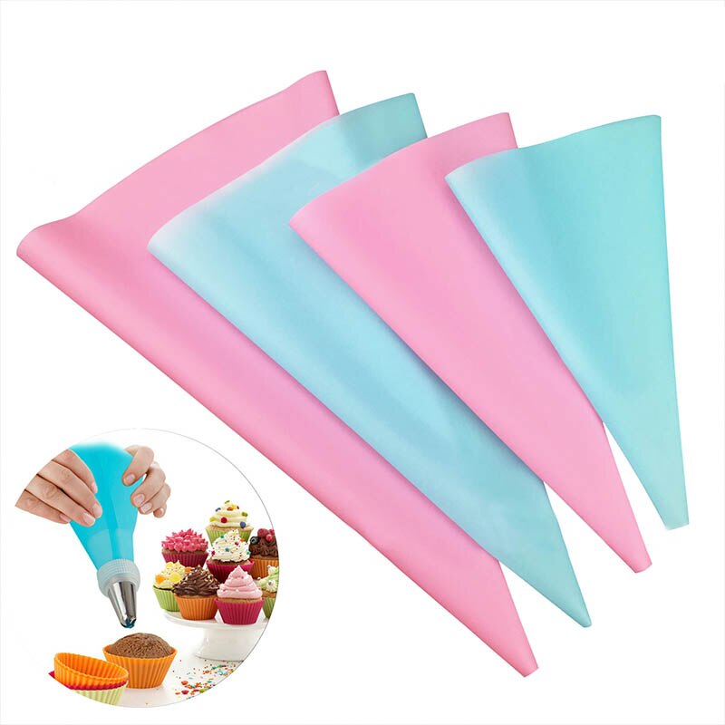 Diy Cupcake Benodigdheden Herbruikbare 1Pc Keuken Gadgets Food Grade Cake Decoratie Gereedschappen Pastry Tassen Spuitzak Bakken Accessoires