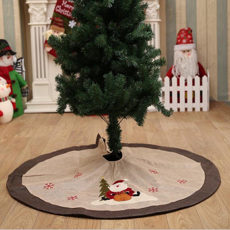 105cm Weihnachten Baum Felsen Weihnachten Baum Teppich Schneeflocke Baum Felsen Neue Jahr Dekorationen Weihnachten Dekorationen Für Haus