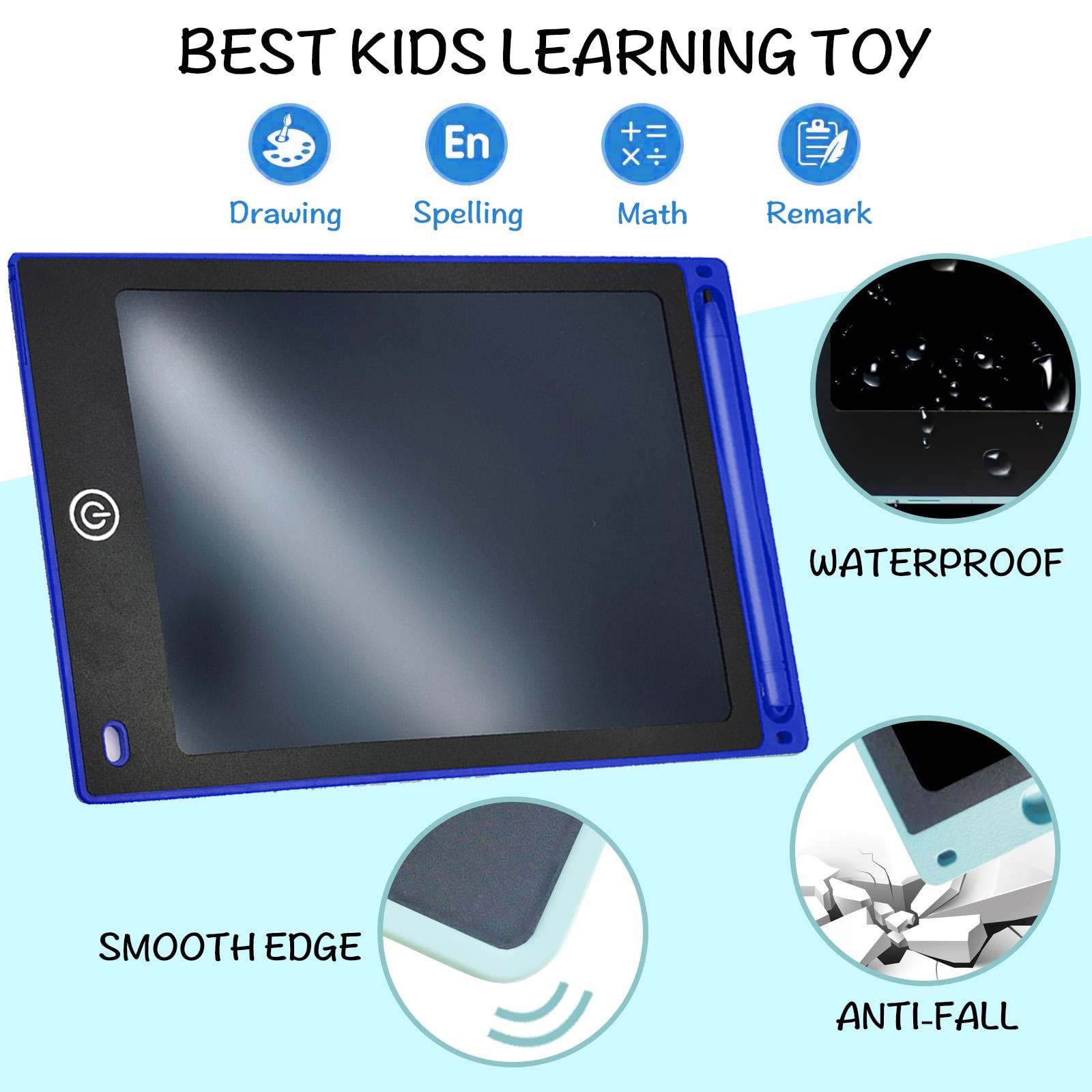 12 Zoll elektronisches Zeichenbrett (Helligkeits steigerung um 20%), Schreib tablet für Kinder, buntes Bildschirm-Doodle-Board
