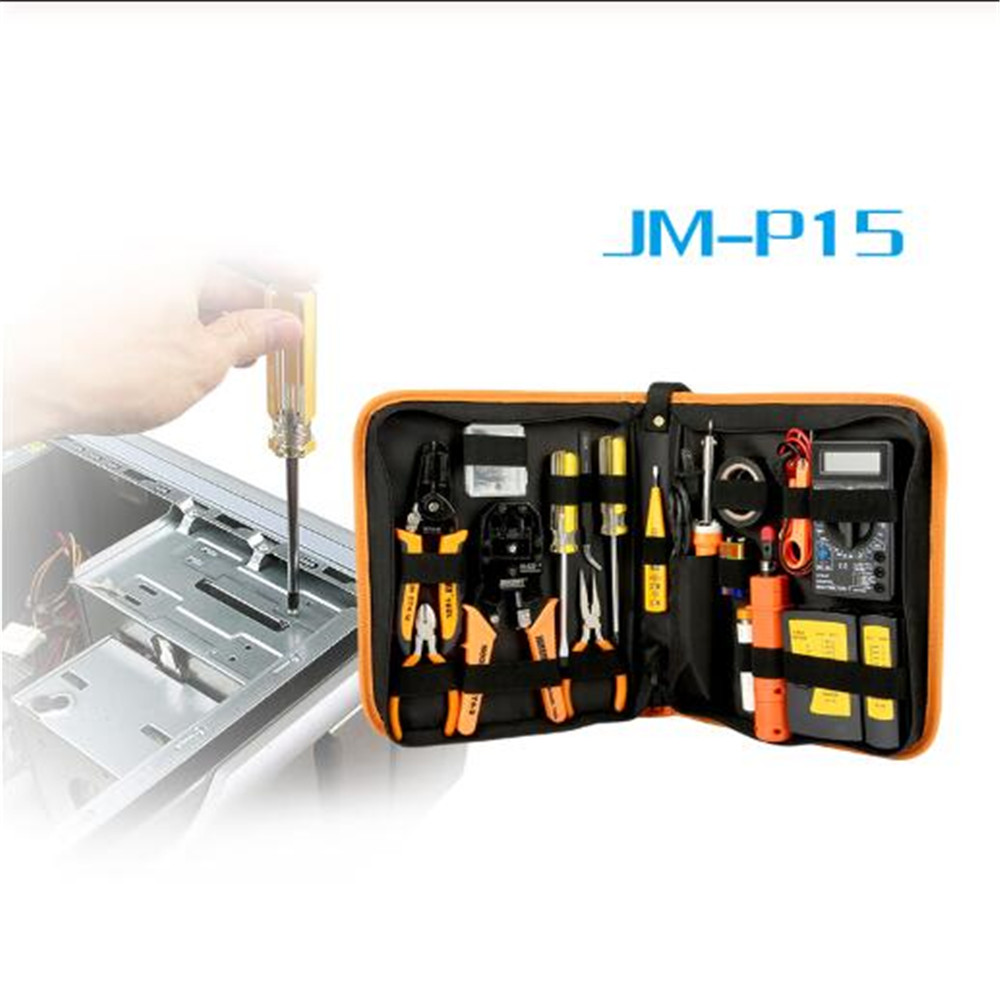 Portable LAN Network Repair Tool Kit RJ45 RJ11 RJ12 Cable Tester Repair Set Network Tool Kit