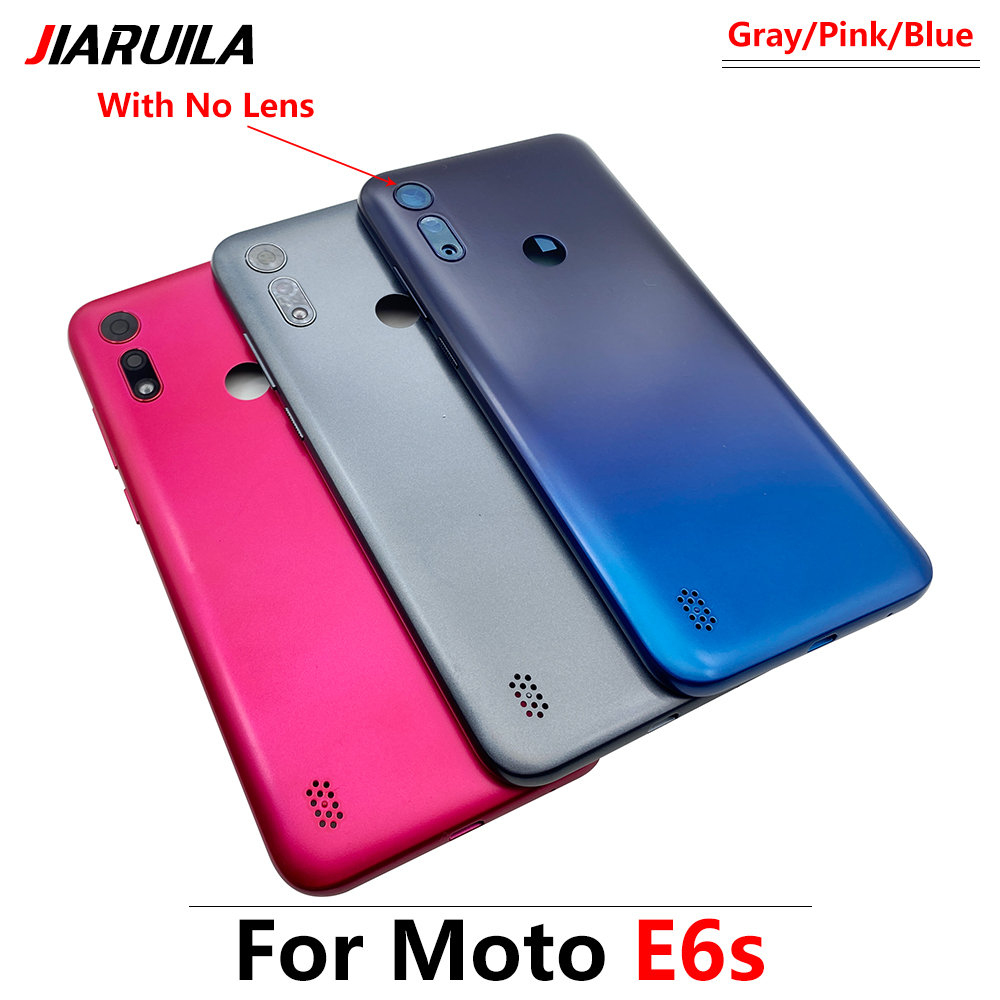 Back Battery Cover Rear Cover Glass Housing Case For Motorola Moto E6 Plus E6S G 5G E7 Power G20 G50 G60 With Glue Adhesive
