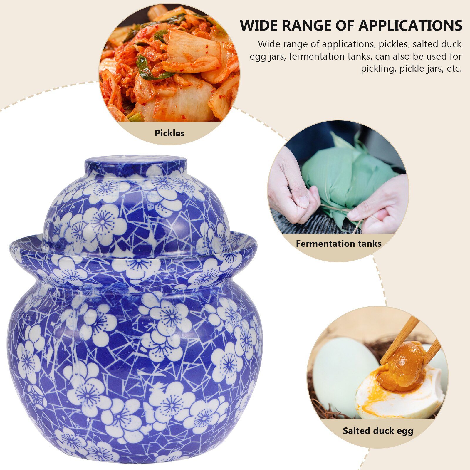 Gospodarstwa domowego ogórki uszczelniające może ceramiczny pojemnik Kimchi słoik dostaw kuchni