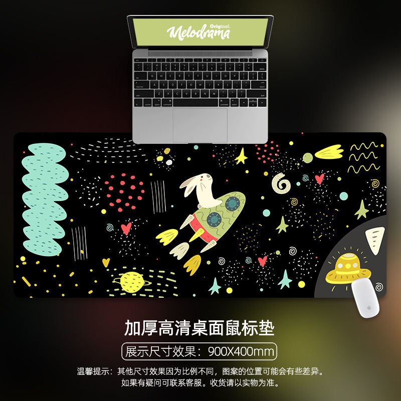 Desk Mats Mouse Pad Cute Kawaii Desk Pad Kawaii Mouse Pad Deskpad for Home Computer Keyboard Gaming Office Accessories 80x30cm: 300x800x2mm 10