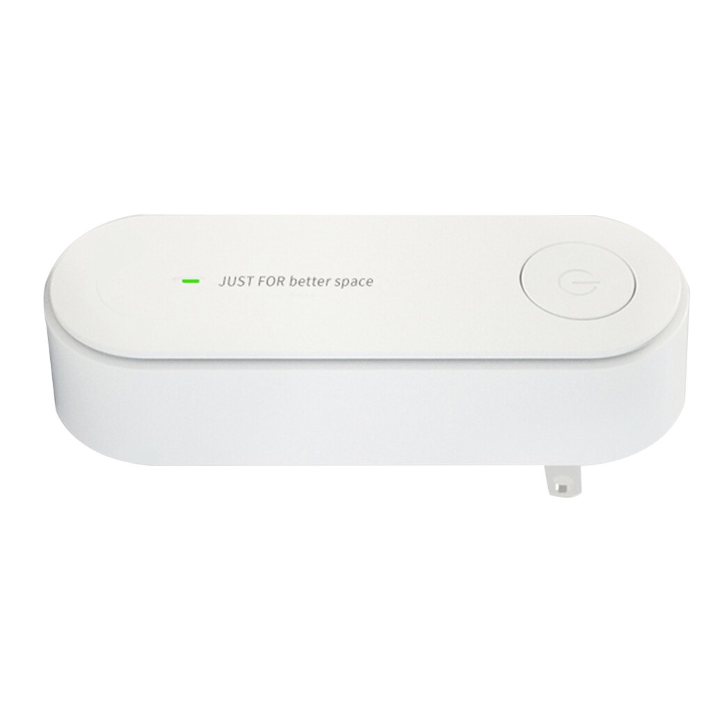 Mini Plug in Air Purifier Portable Air Freshener Air Lonizer for Office Living Room Bedroom Restroom Sauna Hotel US Plug: white