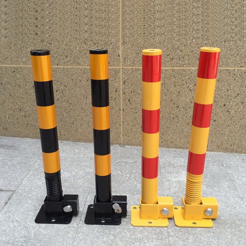 KinJoin Parking Lock Pillar With Spring And Lock/ Car Barrier Lock Private Territory Maintenance Protect Parking