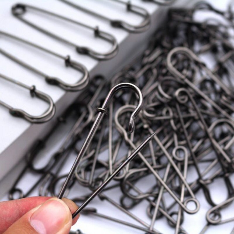 Alfileres grandes y fuertes de seguridad para mantas, 5 piezas, 50/60/70/75/89/100mm, alfileres de seguridad para DIY, broche, joyería artesanal, alfileres para alfombras