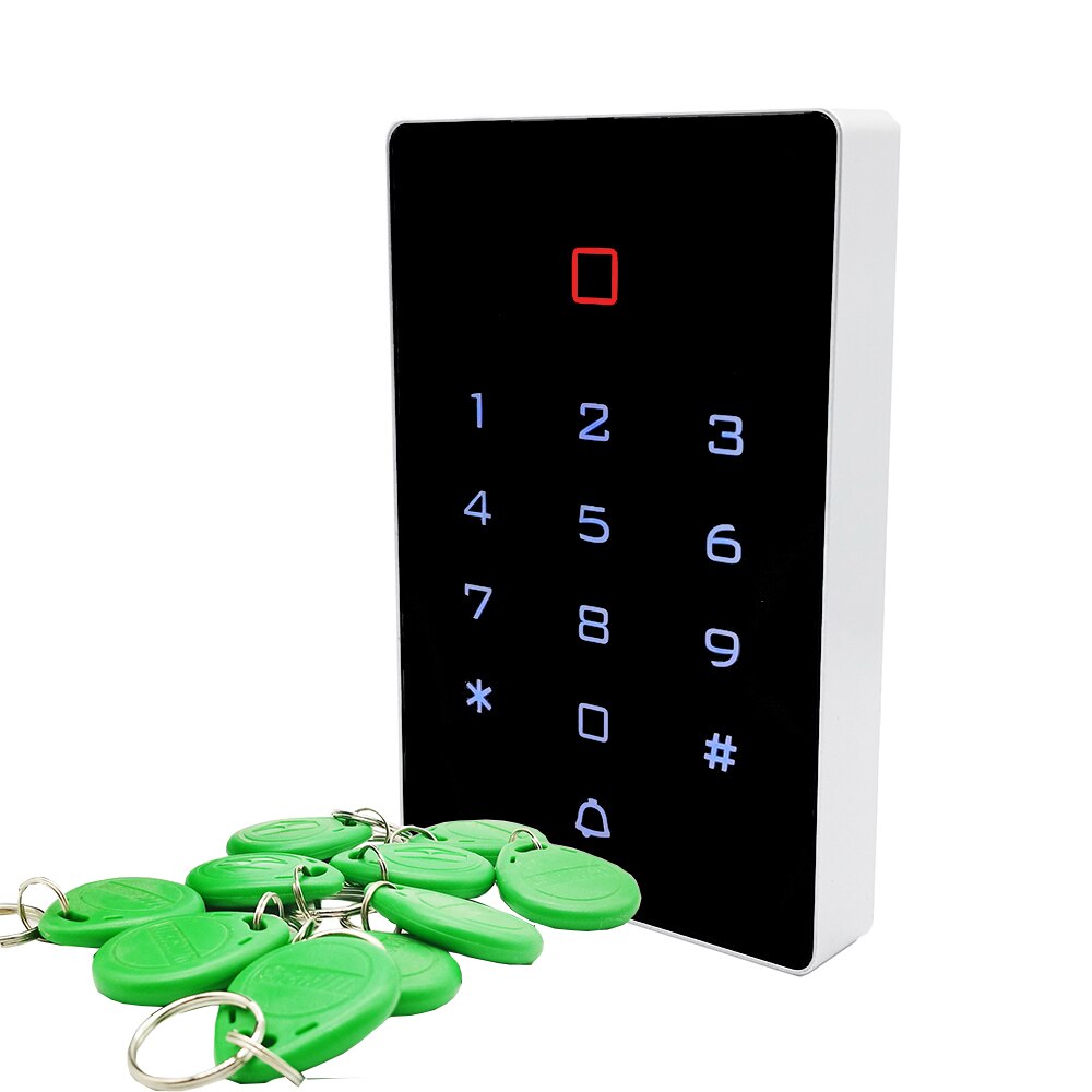 Cerradura de puerta Rfid EM impermeable, sistema de Control de acceso al aire libre, 125Khz: T12-Green Keyfobs