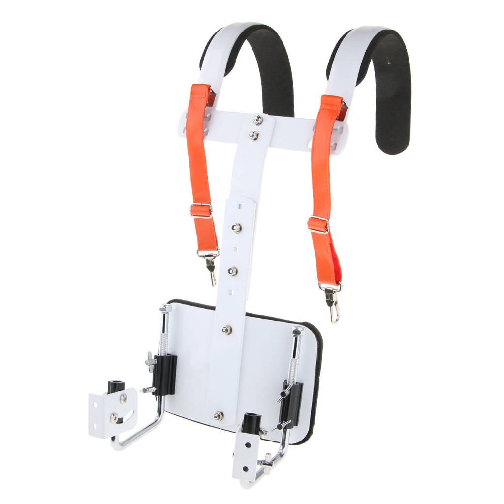 Accessoire de Percussion blanc, porte-caisse de caisse claire, grosse caisse, épaule