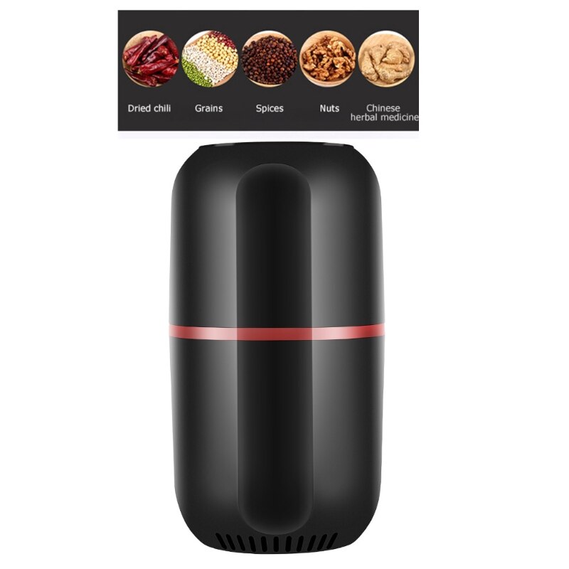 Multi Functional Electric Grinder Kitchen Food Ingredients Cereals and Grains Grinder Coffee Herbs Dry Grinding and Pulverizing