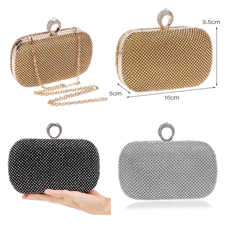 SEKUSA Abend Kupplung Taschen Diamant Besetzte Abend Tasche Mit Kette Schulter Tasche frauen Handtaschen Geldbörsen Abend Tasche Für hochzeit