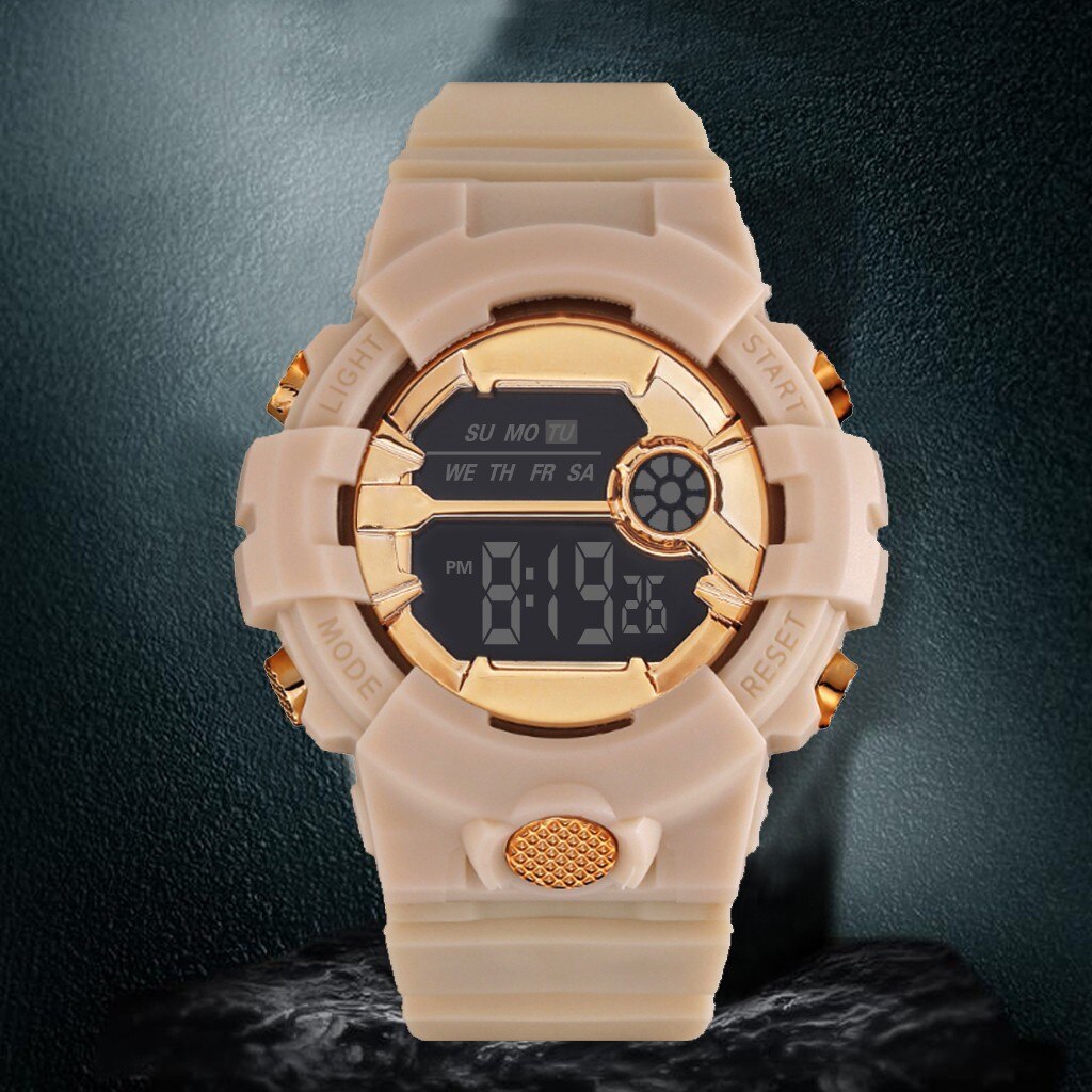 BOLYTE Automatische Mechanische Mensen Horloges Zelf Windende Auto Datum Militaire Sporten Mannelijke Horloge met Leerband/Roestvrij staalband, Blauw, Leger