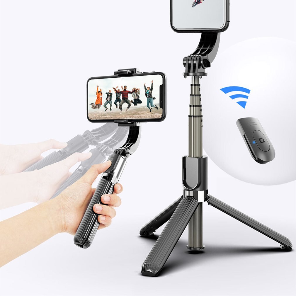 Bâton Selfie Trépied Stabilisateur - Télécommande Bluetooth - Support Flexible - pour iPhone Samsung Caméra d'Action