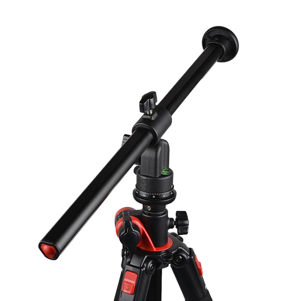 360 Degree Rotatable Multi-Angle Aluminum Alloy Camera Tripod Center Column Extension Boom Arm with Locking System