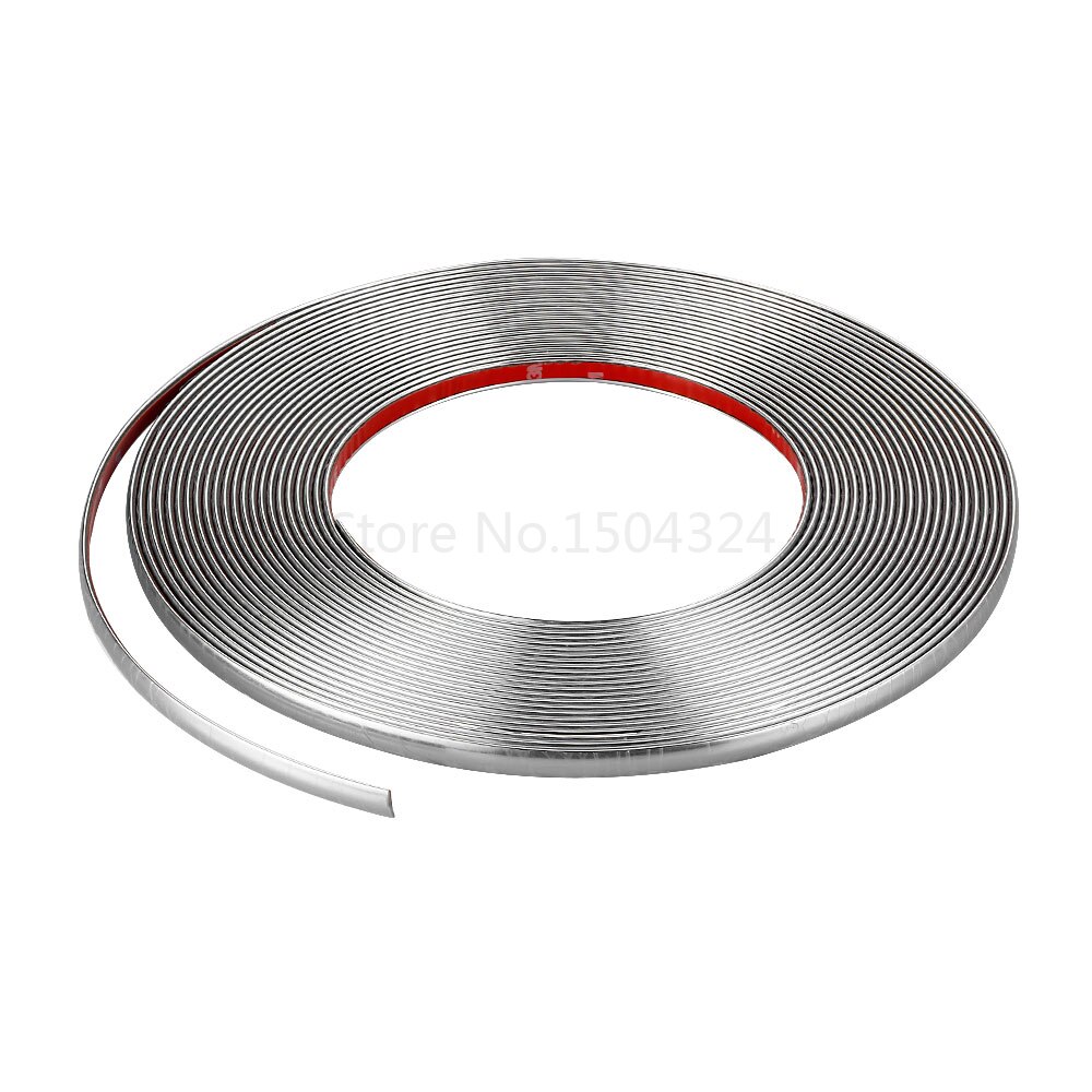 3 M Auto Styling Chrome Decor Strip Moulding Styling Trim Sticker 6 MM 8 MM 10 MM 12 MM 15 MM 18 MM 20 MM 22 MM 25 MM 30 MM Auto-accessoires