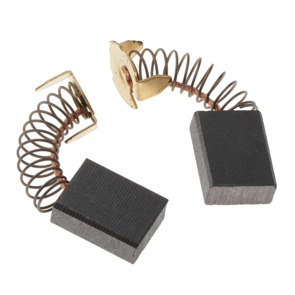 Cepillos de carbono para amoladora, piezas de bricolaje, suministros de herramientas, 1 par, 6,5X13,5X18mm