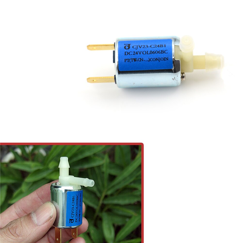 Micro Magneetventiel 12V 24V Dc Kleine Plastic Magneetventiel Voor Gas Water Lucht Normaal Gesloten