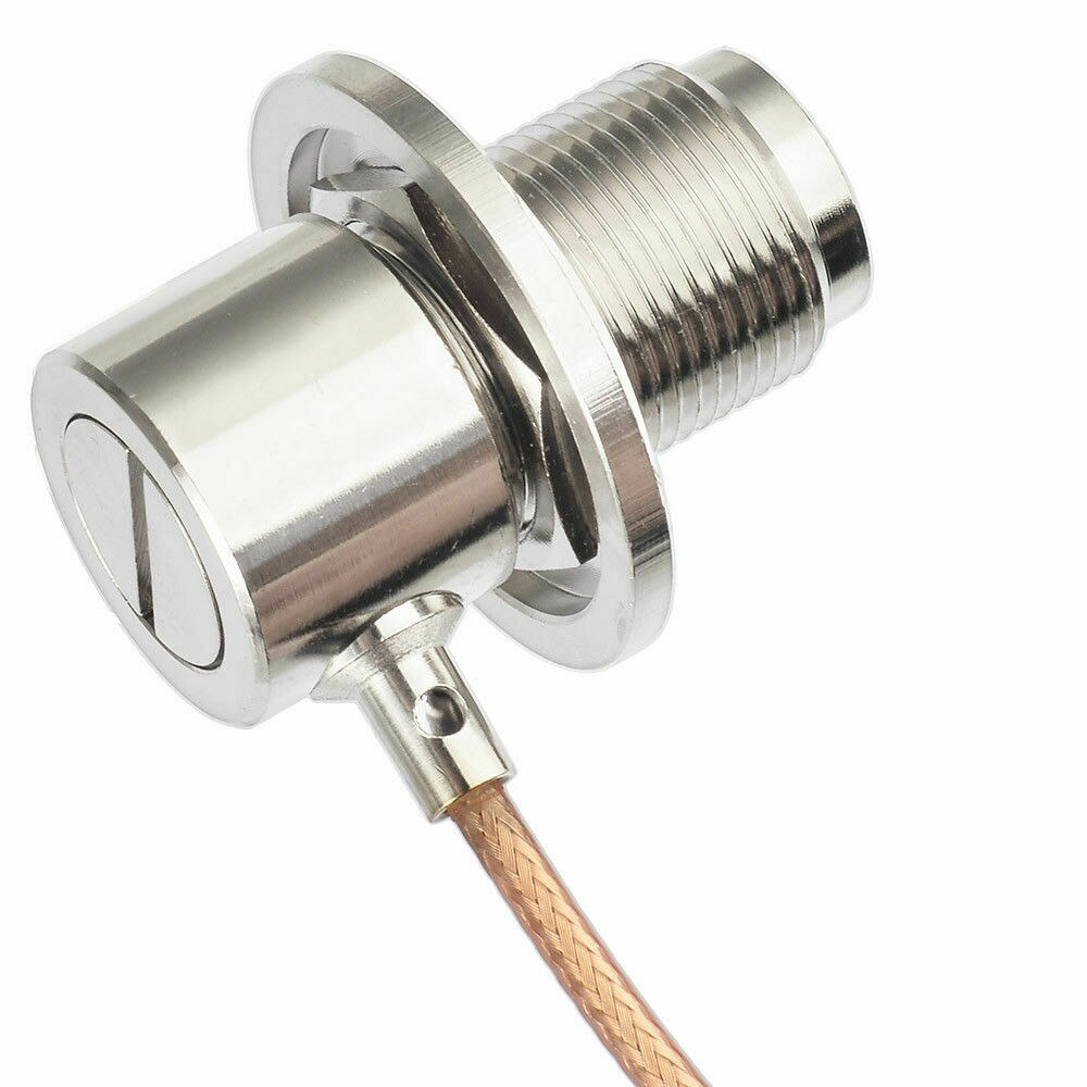 Yinitone RG-316 1 medidores uhf PL-259 macho para tão-239 uhf fêmea ângulo direito cabo para antena móvel rádio