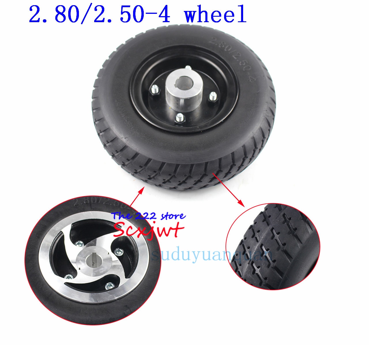 2.80 2.50-4 Elderly Mobility Scooter Wheel 9'' Gas – Grandado