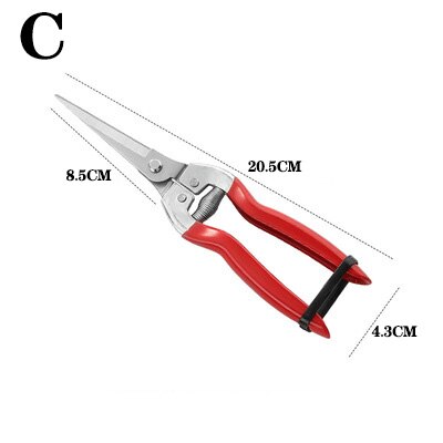 Tuinieren Hand Snoeischaar Tuin Schaar Snoeischaar Micro-Tip Snoeien Knipt Blad Trimmer Rechte Bloemist Schaar Voor Planten: Pruning Shears C