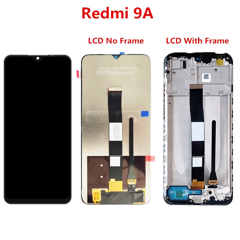 100% Original LCD For Xiaomi Redmi 9 9A 9C LCD With Frame Display And Touch Screen Assembly For Redmi 9A 9C LCD Display Screen