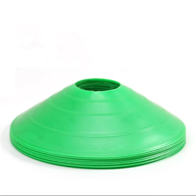20 unids/lote conos marcador discos cono para Entrenamiento de fútbol balón de fútbol, deporte de patinaje al aire libre deportes Cruz SpeedTraining Accesorios