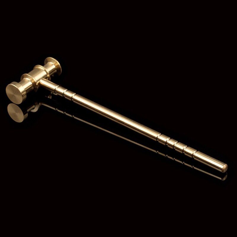 Brass L150mm Solid Hammer DIY for Manual Hammer Clock Repair Hammer Leather Hammer Hand Tool Parts