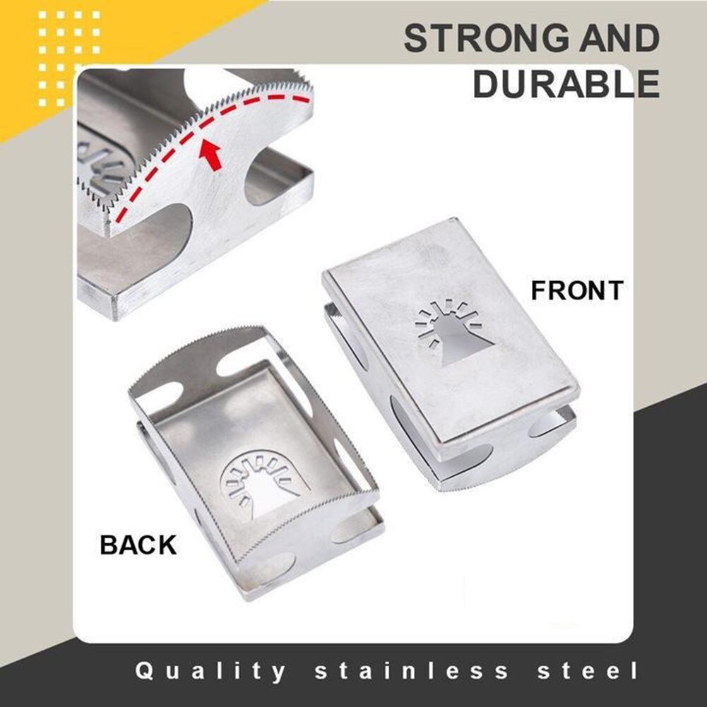 Universal Open Backed Square Slot Cutter Square Rectangle Slot Drill Socket Holes Opener for Plasterboard Dry Wall Electric Tool