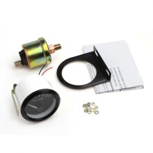 0-100 Pressure Gauge PSI guage Press Pressure Gauge Black White Light