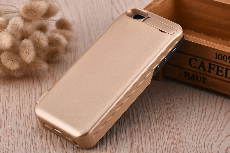 4200mah Charger case for iPhone 5,5S,SE backup battery Wireless Charging Power Bank Portable external power phone case