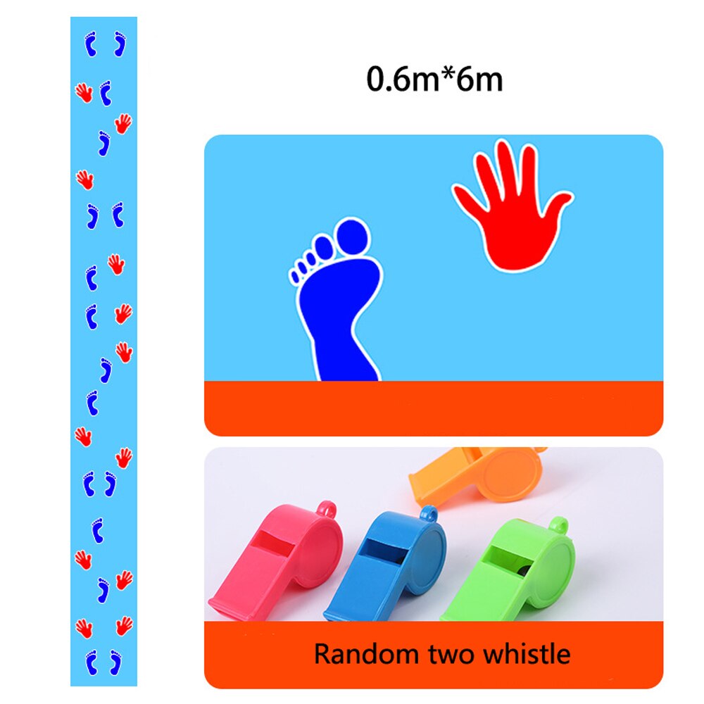 6m hand and foot game pad team expansion props outdoor training group building indoor outdoor games sports toy for children