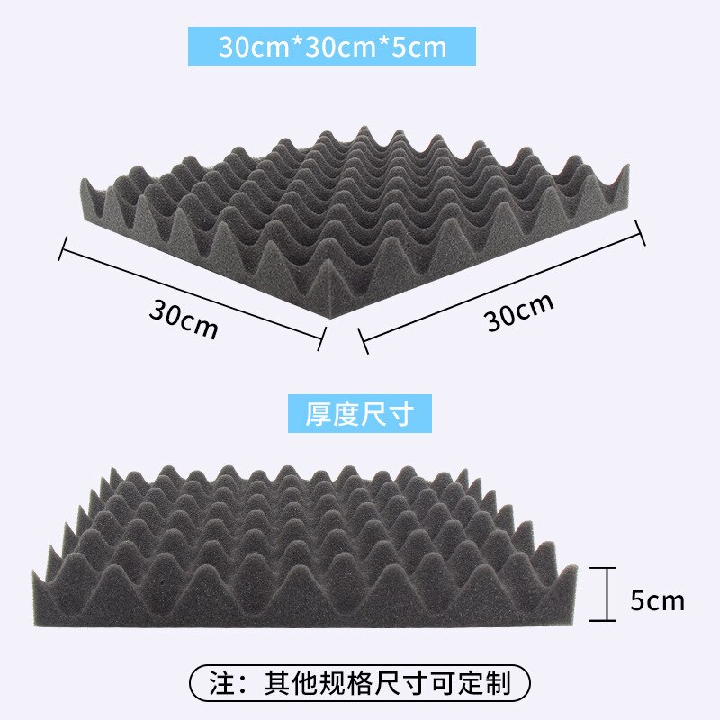 Egg cotton sound-absorbing cotton is flame retardant and sound-absorbing insulation material for indoor KTV wall