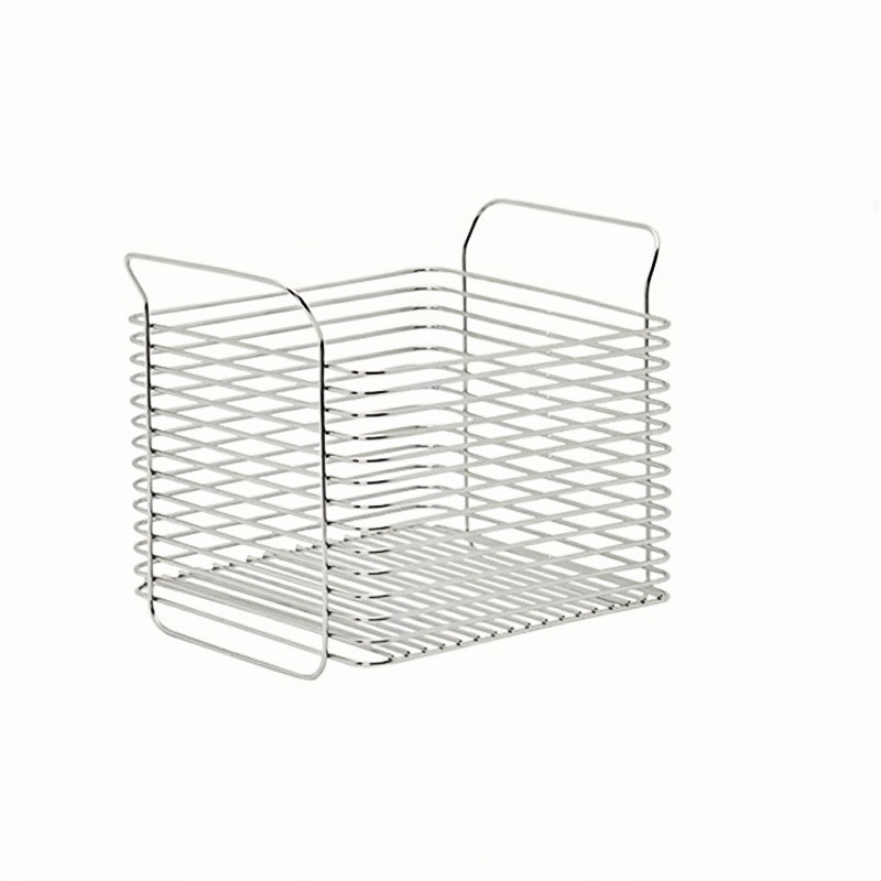 Paniers empilables en fil d'acier inoxydable, Organization de fruits et légumes, garde-manger, armoire, poubelle, étagères de rangement pour la cuisine: S