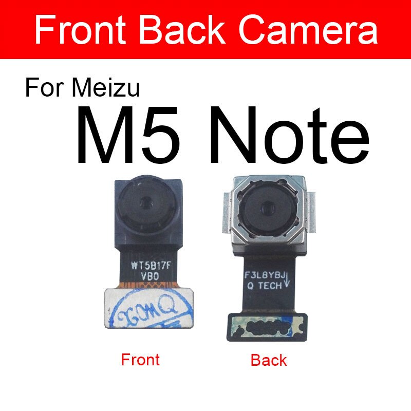 Hoofd Rear Camera Moduel Voor Meizu M5 M5s M5Note Terug Camera Grote Facing Camera Flex Lint Kabel Vervanging Reparatie Onderdelen