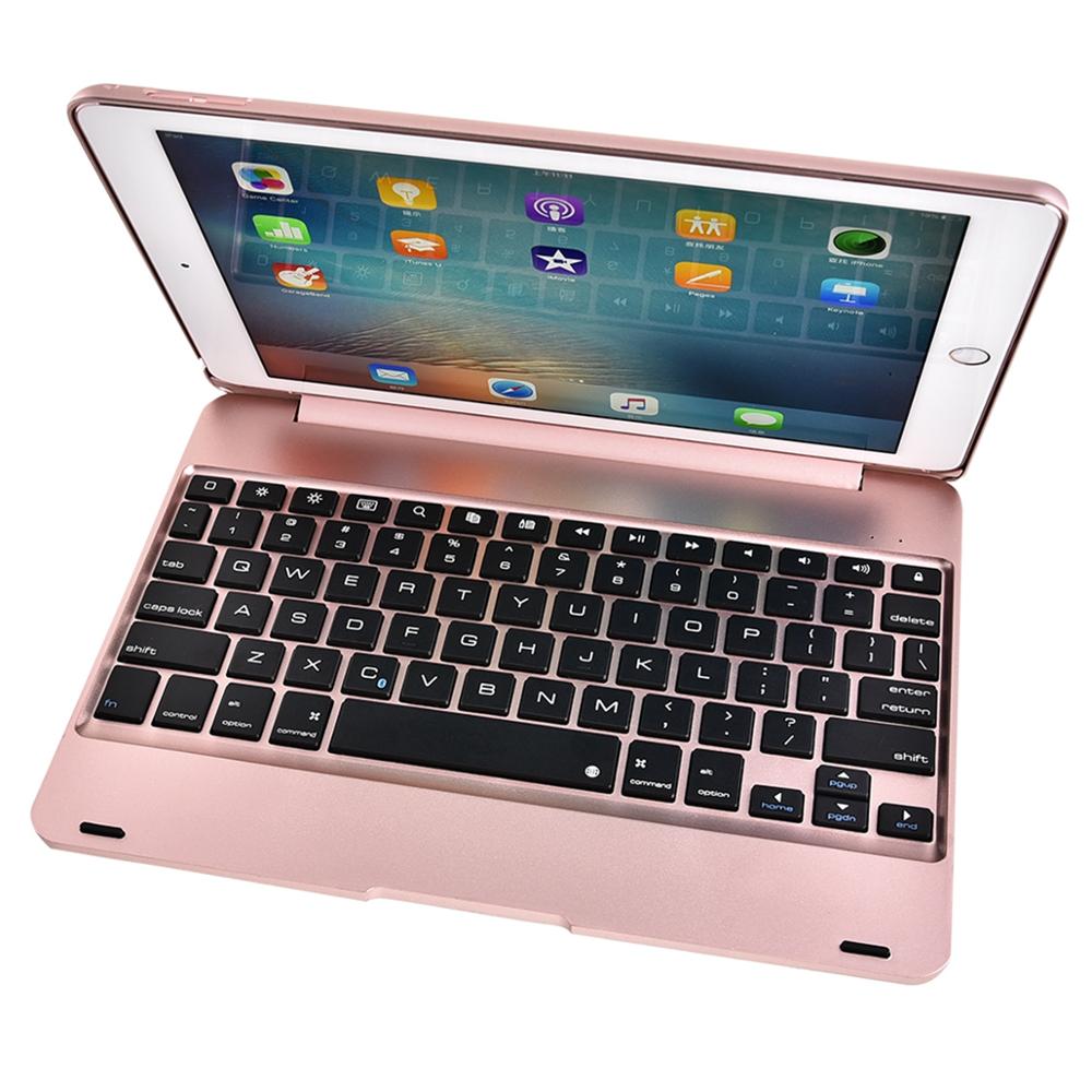 Bluetooth Keyboard For Apple Ipad 9.7 5th 6th Generation Wireless Bluetooth Keyboard Cover For Ipad Air1 2 pro9.7: pink