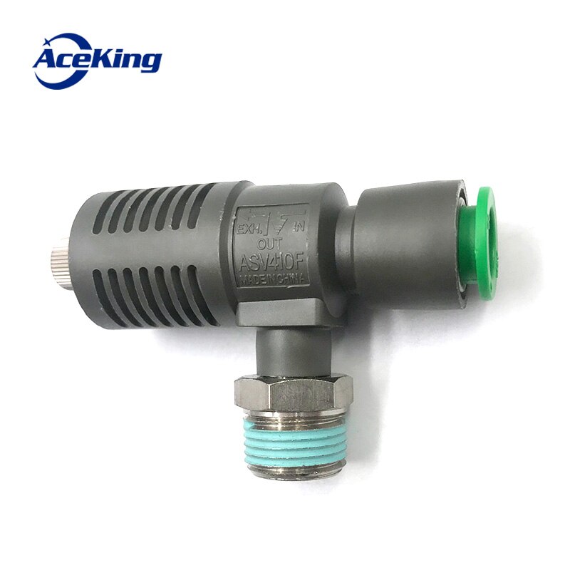 Pneumatic quick plug asv310f-01-06s quick exhaust throttle asv410f-02-08s/asv510f-03-10s muffled speed fast exhaust