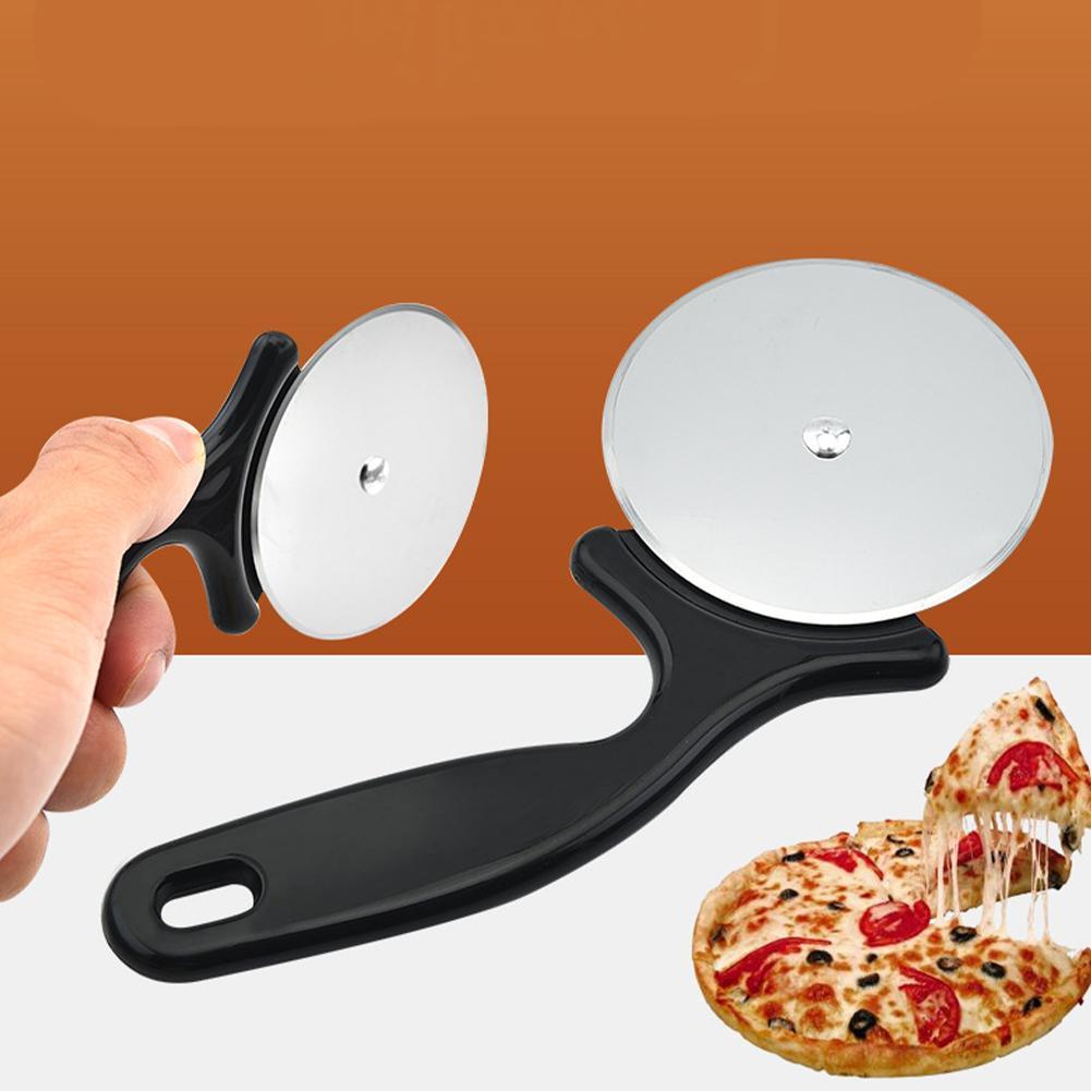 Couteau coupe-Pizza en acier, outils de coupe à une roue, outils de coupe à gaufres Cookies outils de gâteaux, roues à Pizza ciseaux ustensiles de cuisson