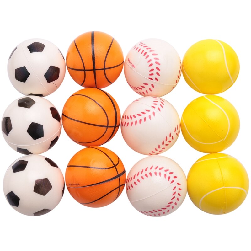 Ręka koszykówka Baseball piłka nożna tenis ćwiczenia miękkie elastyczne Squuze stres Reliever piłka dziecko mała piłka zabawki