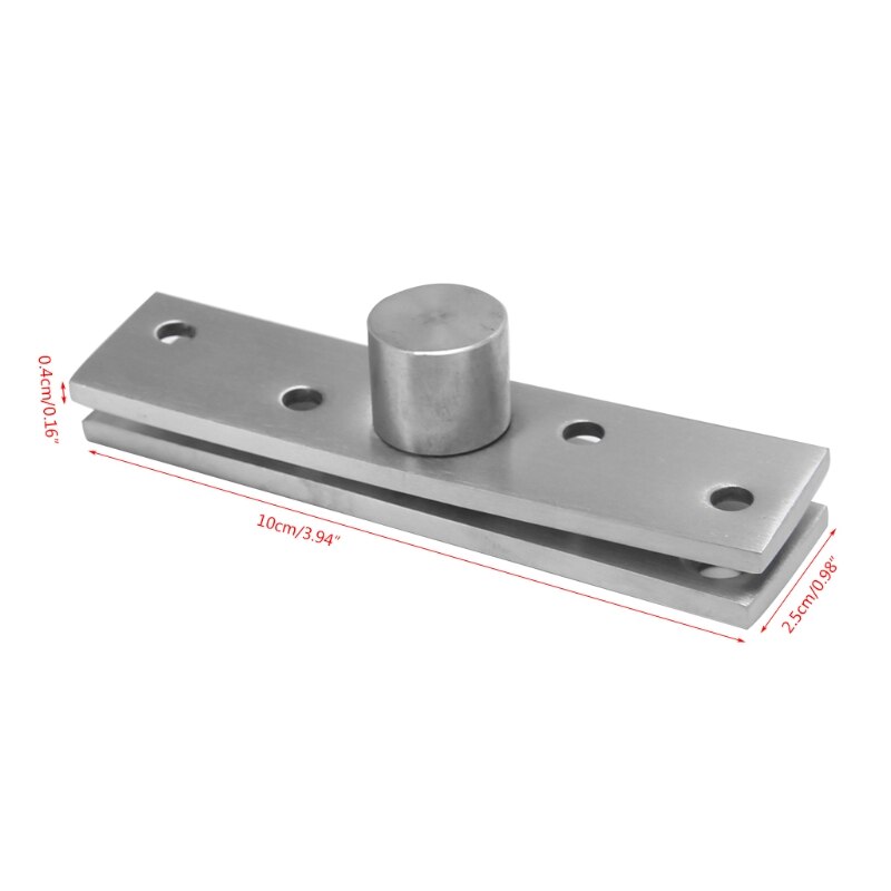 Charnière rotative 360 degrés en acier inoxydable porte Pivot vers le bas arbre 75/95/100mm