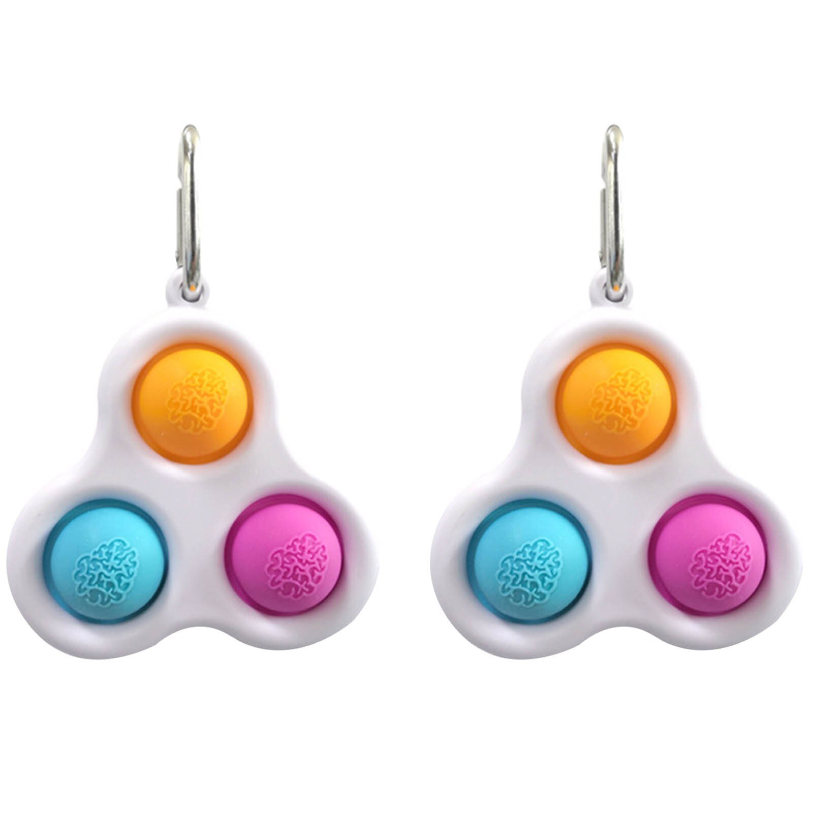 3Pcs Sstress Relief Fidget Speelgoed Fidget Speelgoed Pack Zintuiglijke Speelgoed Intelligentie Ontwikkeling Training Vroege Onderwijs Eenvoudige Kuiltje Speelgoed: A