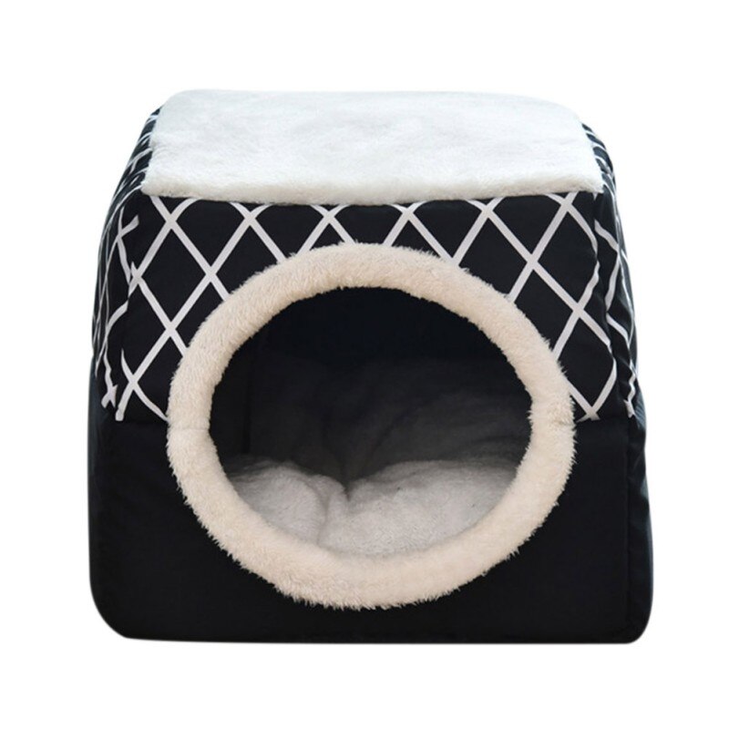 Pet Cat Bed Space Capsule House Cat Litter Villa Enclosed House Bed For Cats Pets Winter Warm Cozy Beds Soft Sleeping Bed: A2