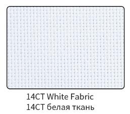 Cross stitch Kits Lover Patterns 11ct Counted Canvas 14ct Printed Fabric DIY Handwork Beginner DMC Embroidery Needlework: 14CT White Fabric