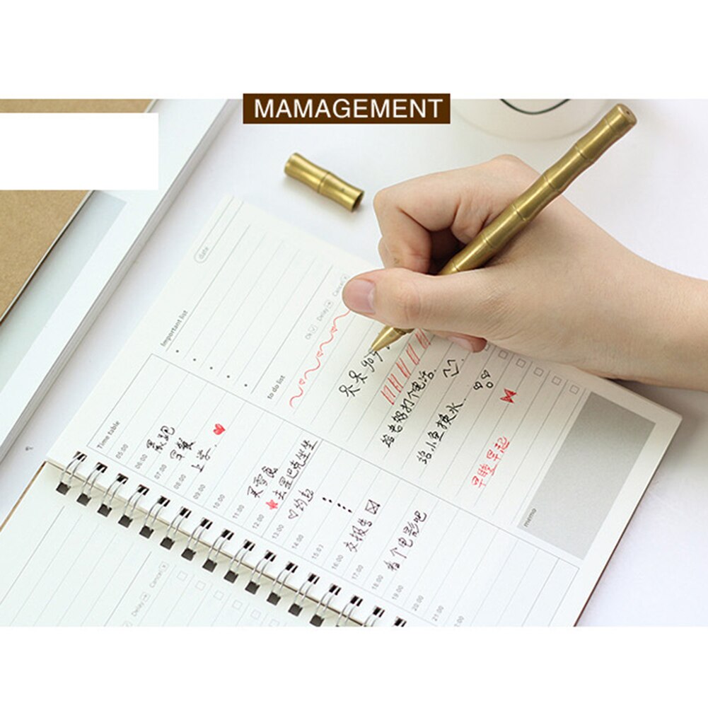 Planlægger notesbog dagligt ugentligt planlægger spiral  a5 notesbog tid memo vigtigt at gøre arrangør dagsorden kontor tidsplan stationær