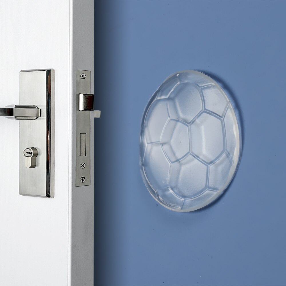 1Pc Rubber Door Stops Transparent Protection Stickers Handle Bumpers Anti Collision Pads Door Hardware Shockproof Waterable