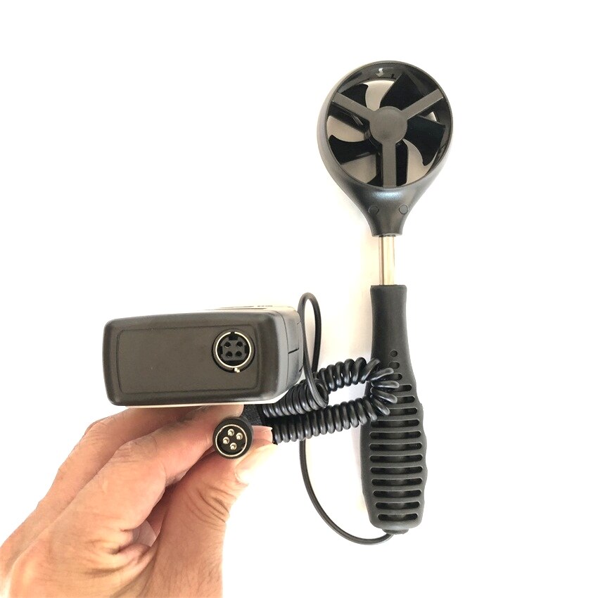 SMART SENSOR AS836 Digital Air-Flow Gauge Anemometer Wind Speed Meter Direction 45m/s Relative