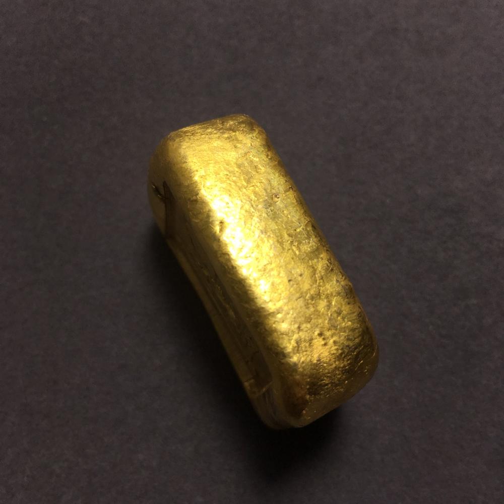 Exquisite Antique Copper Gold Ingot Decoration / No.2