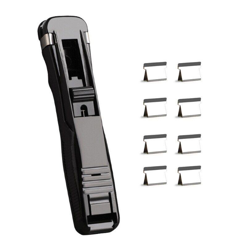 Lot De 2 Distributeurs De Pinces Avec 400 Clips - Agrafeuse De Bureau Et École