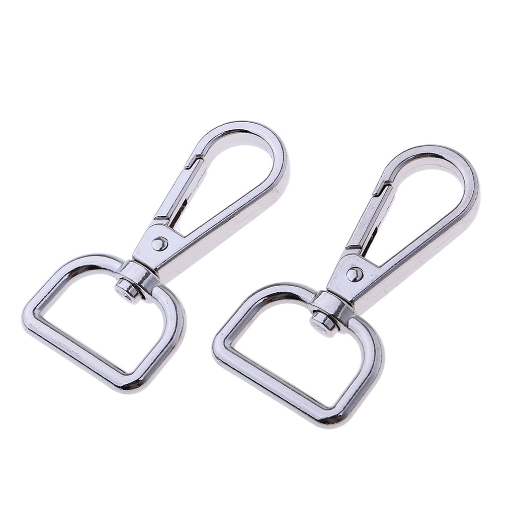 10Pcs Alloy Swivel Clasps Snap Keychain Ring Hook Clip for Keys Lanyards Climbing Accessories Key Holder for Men and Women
