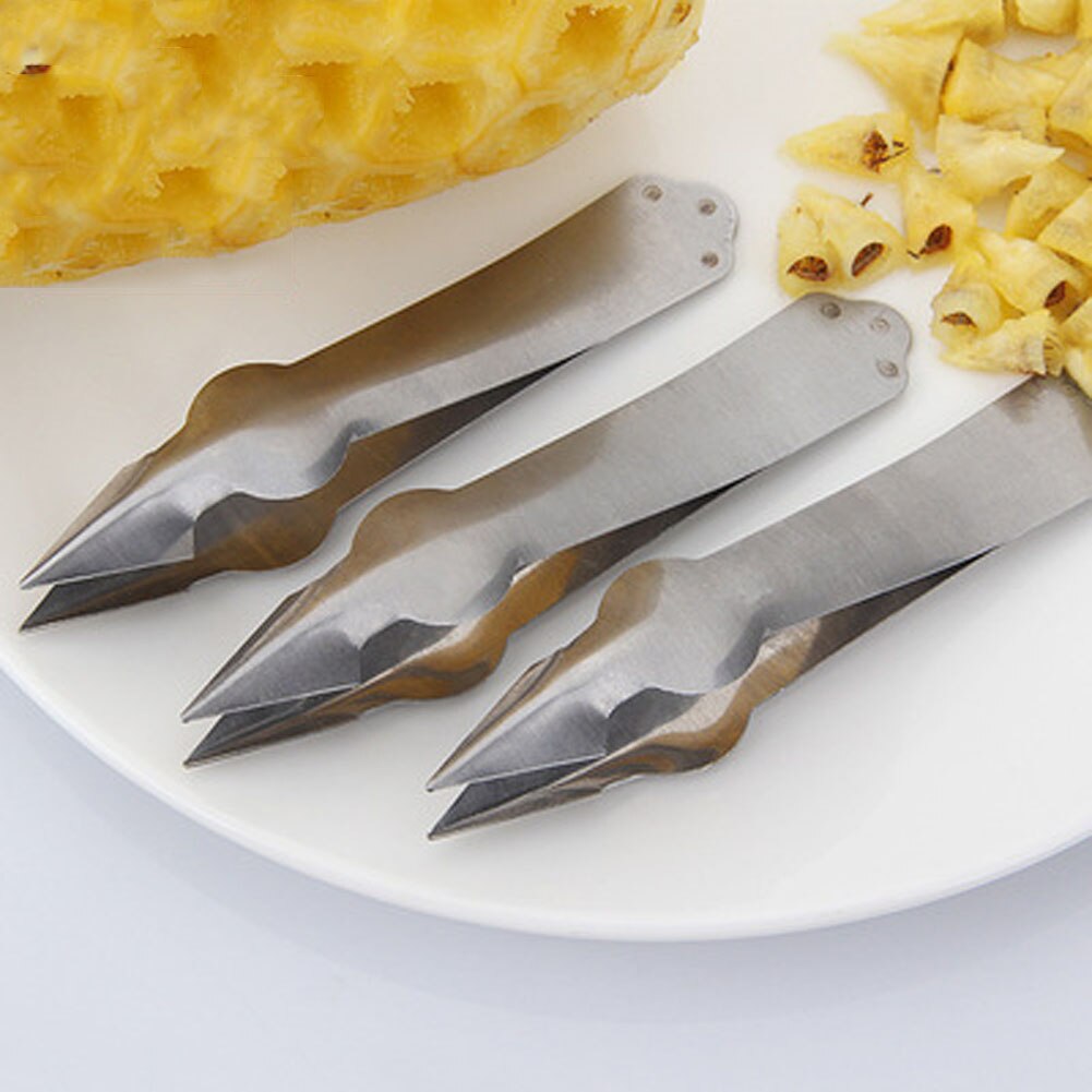 Ananas Dunschiller Corer Snijmachines Clip Cutter Ananas Mes Nuttig Fruit Fruit Salade Gereedschap keuken accessoires