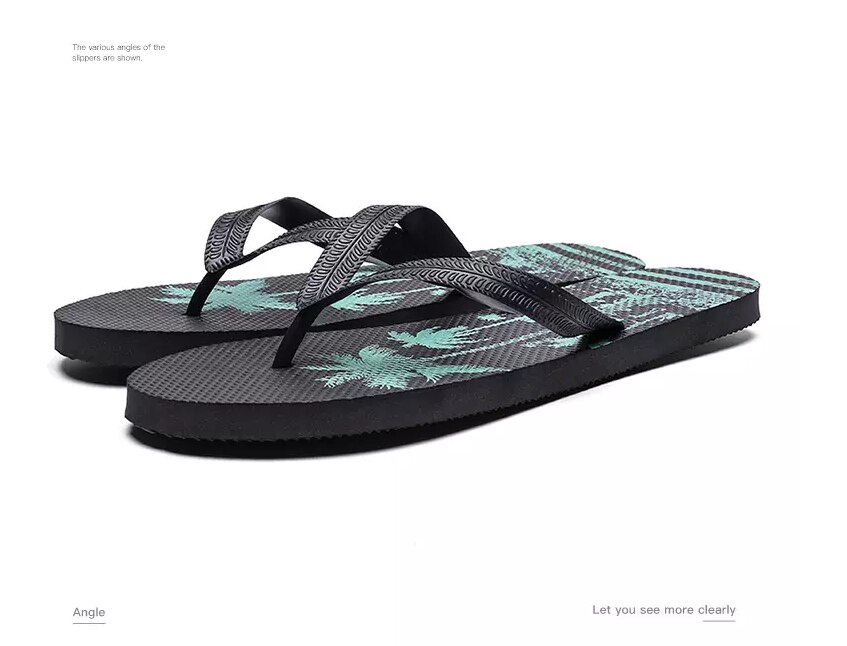 Zapatillas coreanas de talla grande para hombre, chanclas antideslizantes, sandalias de suela gruesa transpirables, sandalias de Punta ert5: Verde / 9.5